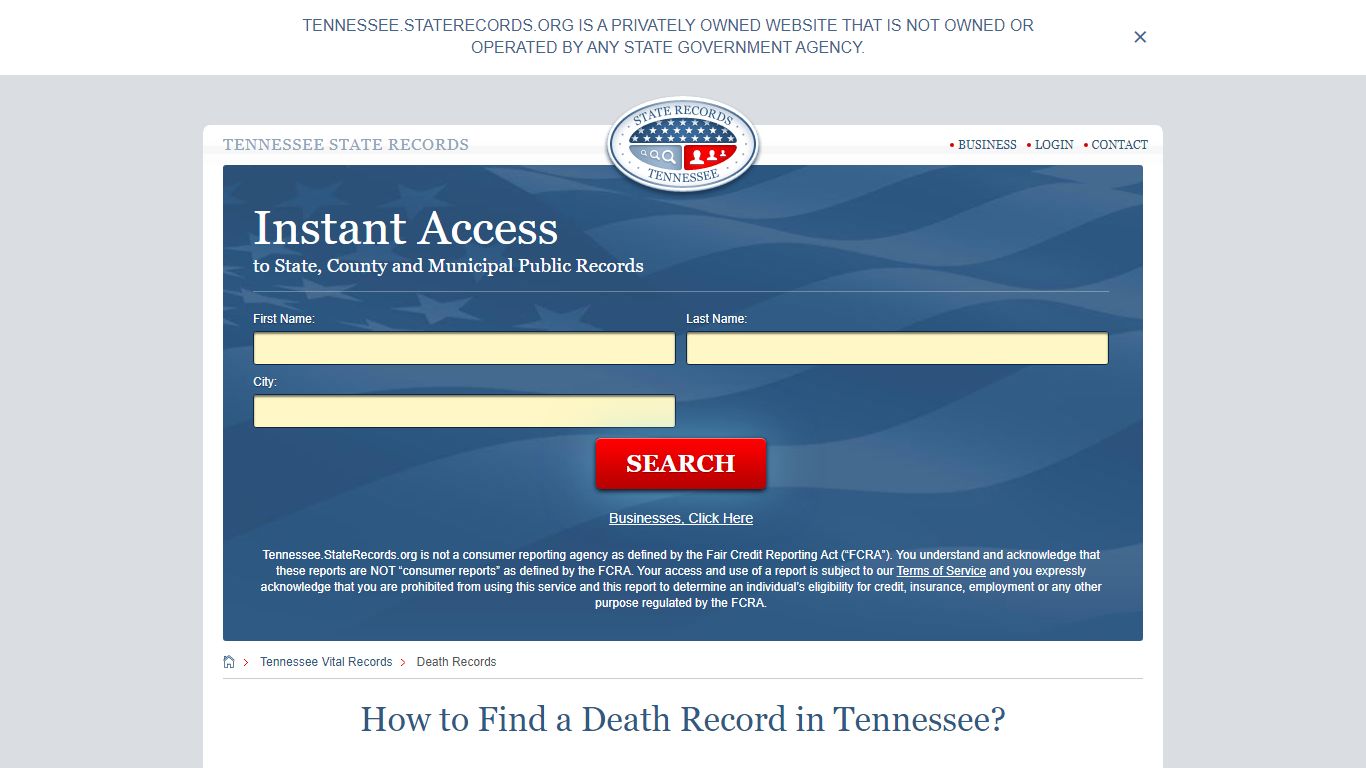 How to Find a Death Record in Tennessee? - State Records